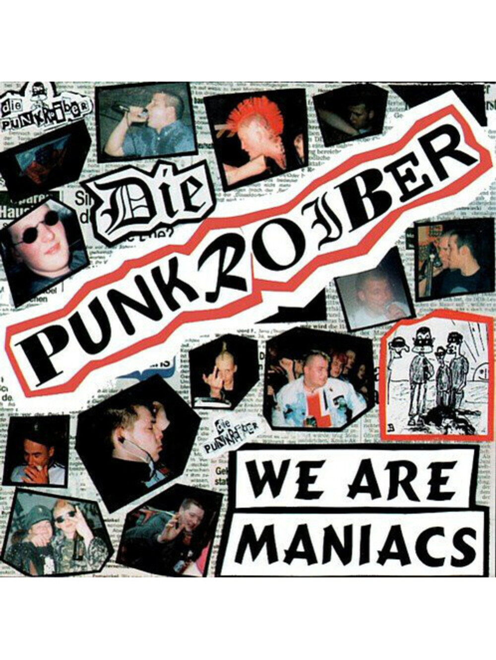 DIE PUNKROIBER - WE ARE MANIACS CD melodic punk rock from germany